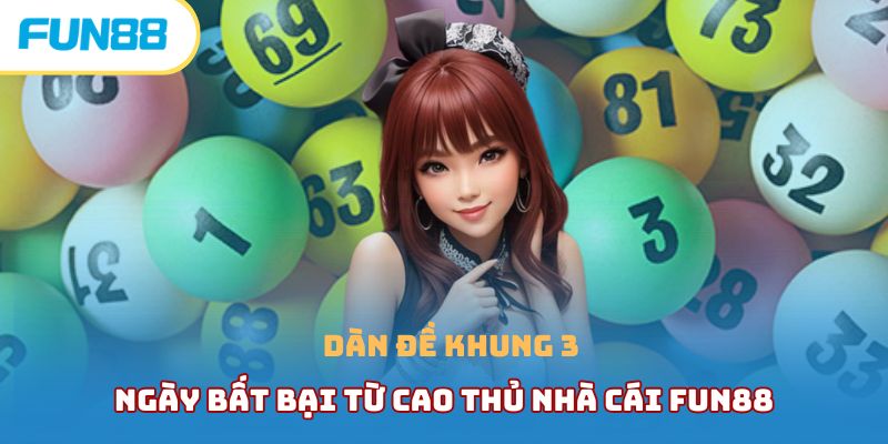 Dàn Đề Khung 3 Ngày Bất Bại Từ Cao Thủ Nhà Cái Fun88