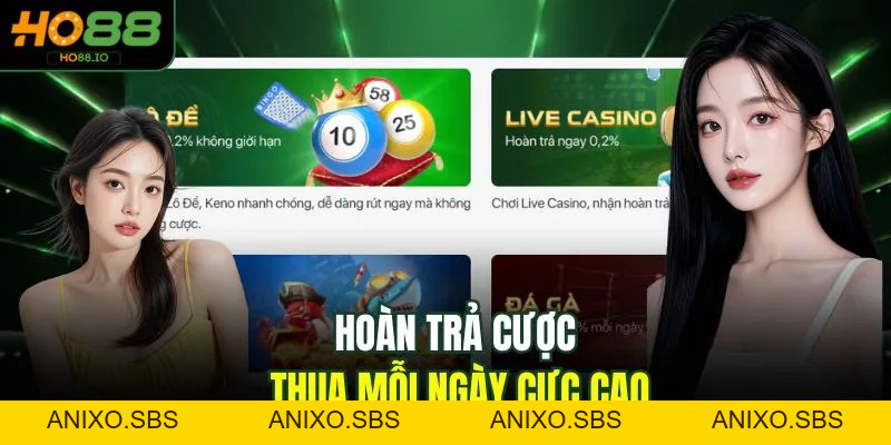 Khuyến Mãi HO88 Thưởng 100% Tiền Nạp Đầu Tiên Tại Nhà Cái 