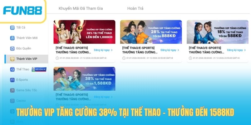 Khuyến mãi - Trang Chính Thức Fun88.com 2026