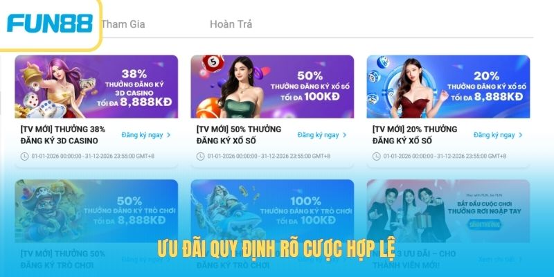 Khuyến mãi - Trang Chính Thức Fun88.com 2026